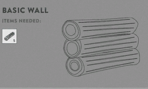 Basic Wall as it appeared in the Survival Guide