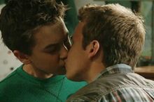 Jude connor fosters kiss.jpg