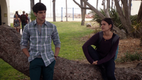 Hostile Acts-Callie and Brandon talking after school