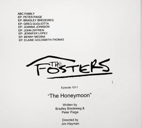 The Honeymoon - The Fosters S01E11 - Script Cover