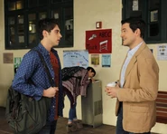 Inside hallways.