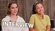 Maia Mitchell & Cierra Ramirez Interview - Good Trouble (Freeform) The Fosters Spinoff Series