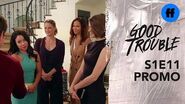 Good Trouble Season 1, Episode 11 Promo Judge Wilson Meets Stef & Lena