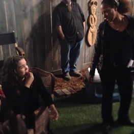 Callie before or after the funeral.