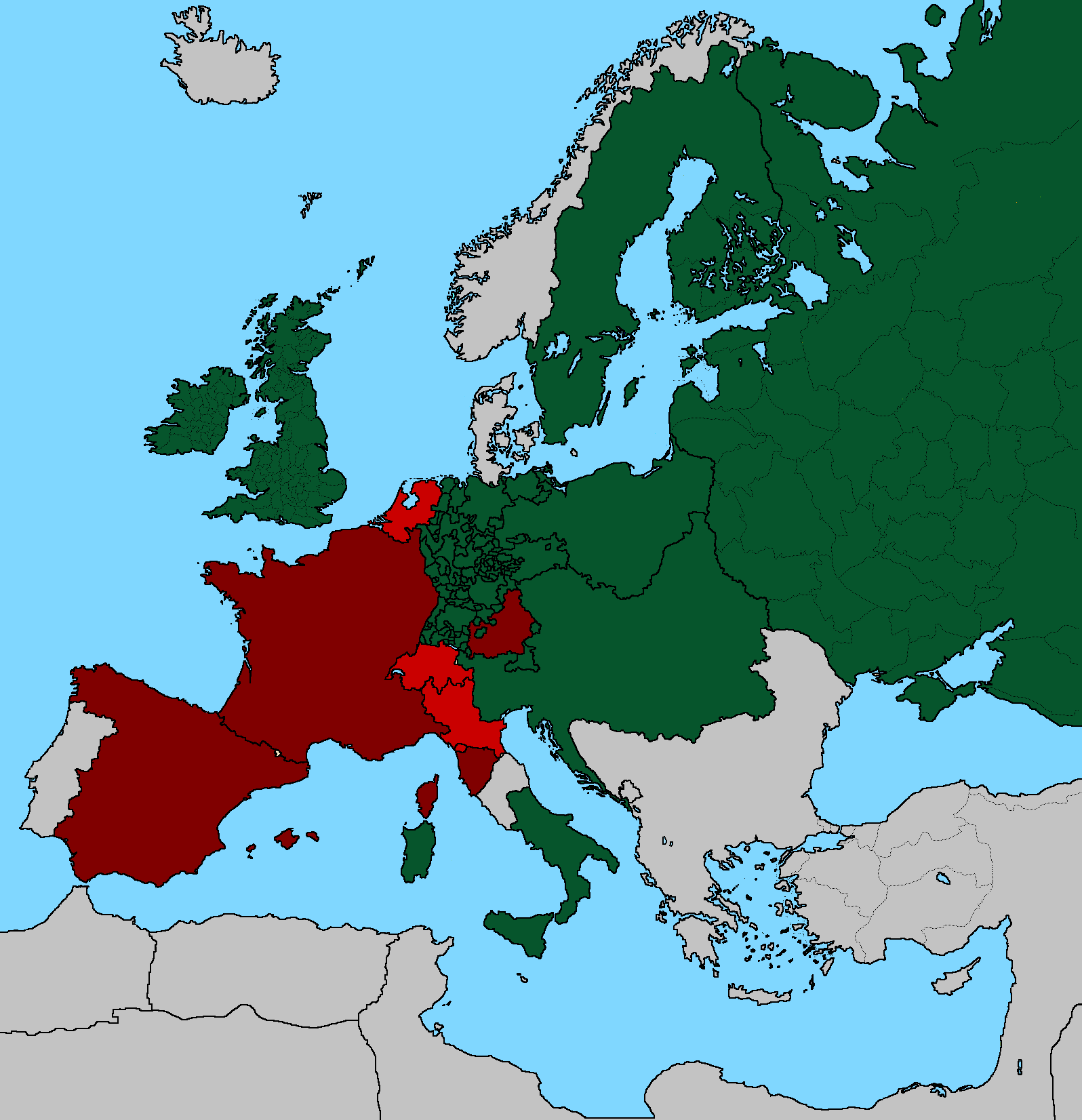 napoleonic wars map