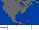 This is a map of the United States of America if all of Antarctica and Greenland melted.