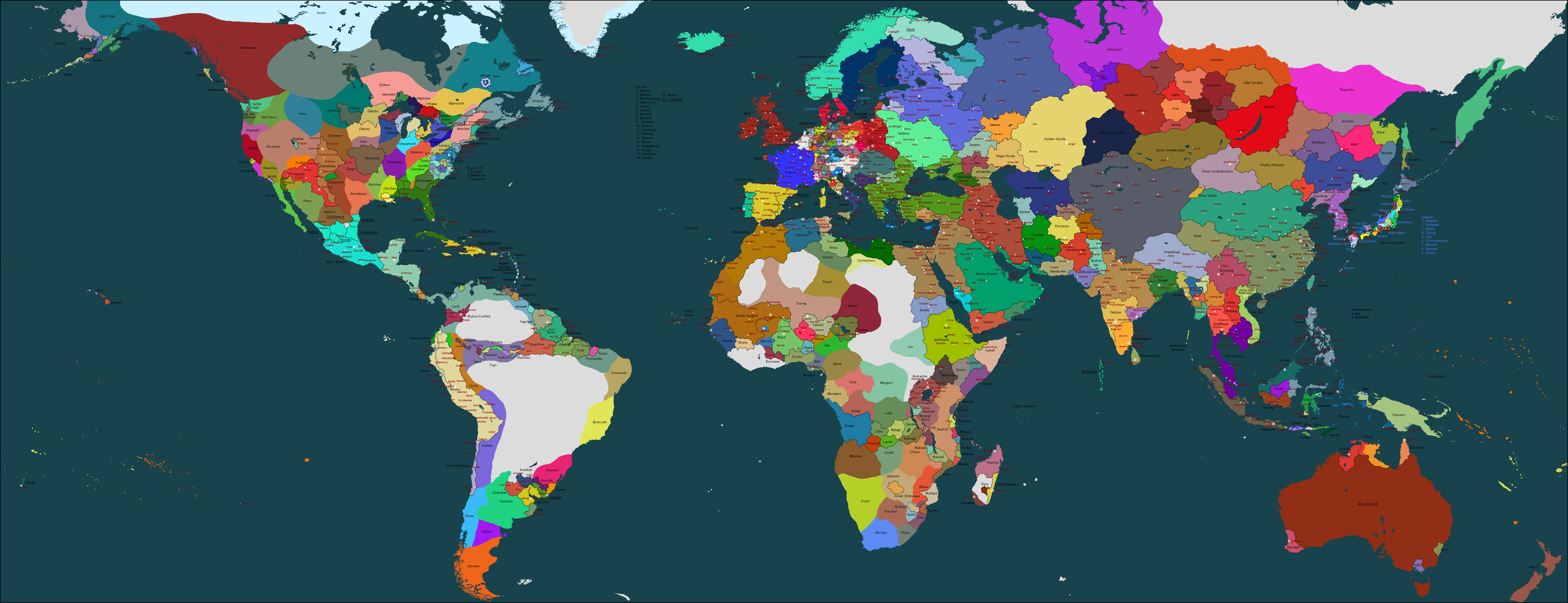 1:500 Scale Earth (Eurasia) Includes Africa and Australia