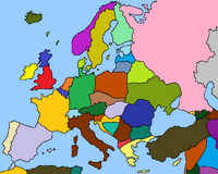 New 2050 map of Europe