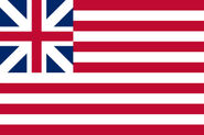 Прапор Конгресу, який підняв на своєму кораблі Пол Джонс, вважається першим державним прапором США