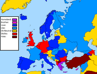 Stelios Mapping opinions for Europe.