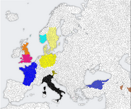 350 - Austria, Cherlo and Persia are formed.