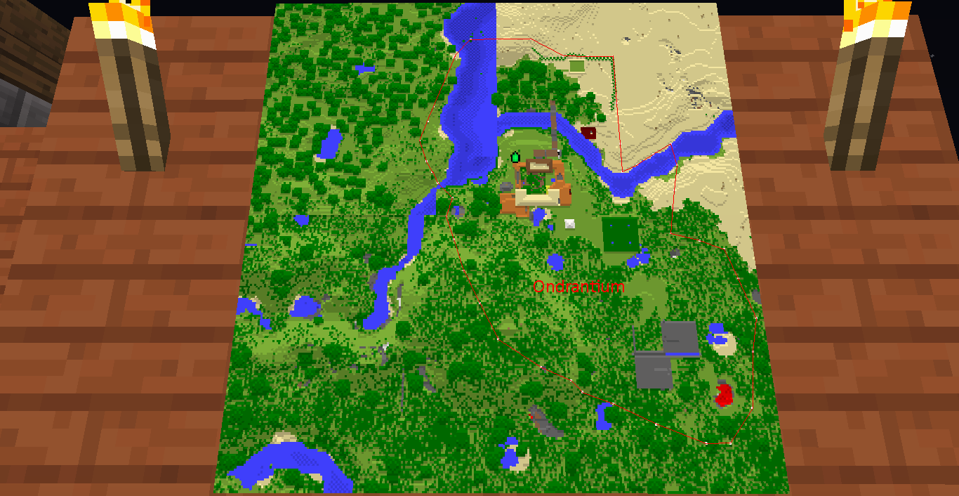 map of a earth minecraft server i play on that has nations and