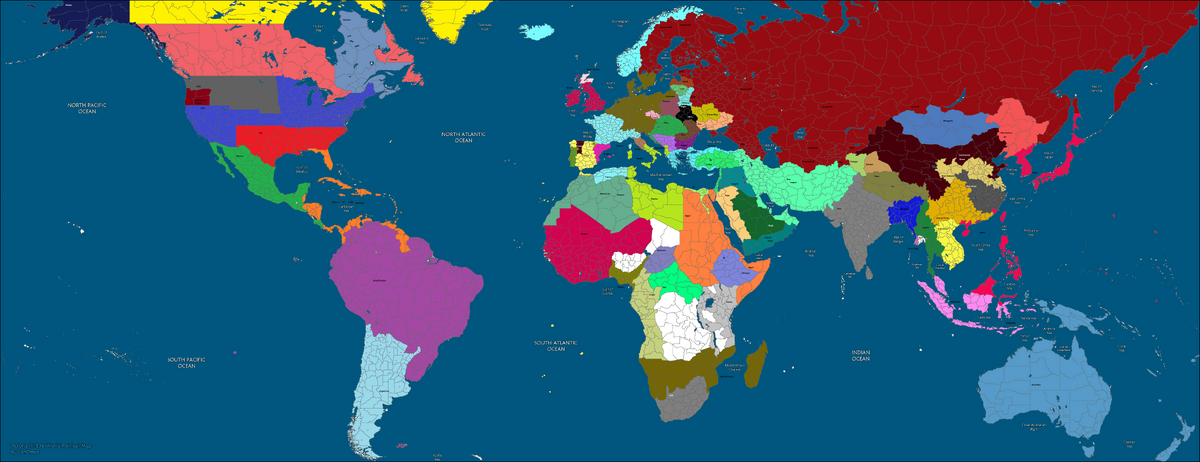 War Of Ideologies An Alternate World Map Game Thefutureofeuropes