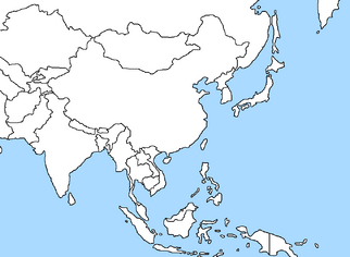 East Asia, Southeast Asia, Southwest Asia