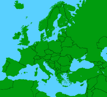Mac Lazer European Map with Non-recognized states