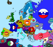 Europe colour countruybalk
