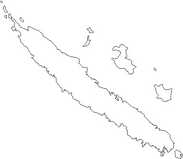 Blank map of New-Caledonia
