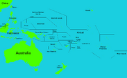 Map Of Oceania by GeoMapper