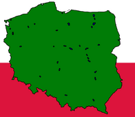 Map of poland