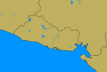 Blank map of Salvador