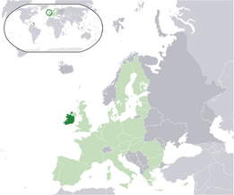 Location Ireland EU Europe