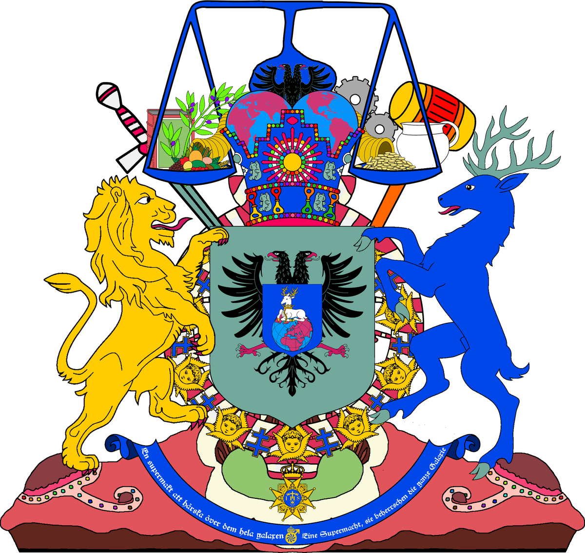 Coat Of Arms Of Sweetmany Thefutureofeuropes Wiki Fandom