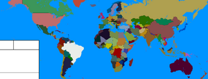 Map of the World, made by GalacticMapping - Names Removed