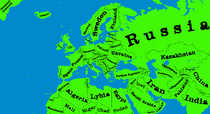 Map of Europe (No Names) for the wiki