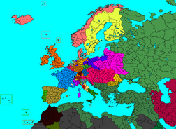 Map of Europe 1790 by Sylvali