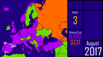 A European Map with Un-Recognised States and Disputed Territories