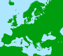 Blank Map of Europe