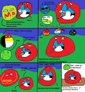 Mordecai can be Polandball