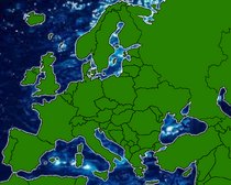 green european map for use in mapping(made by imperio brasileiro-mexicano)