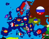 Map of Europe with CB by Loesian Mapping