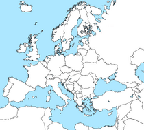 Blank map of europe (useful for AHOE series)