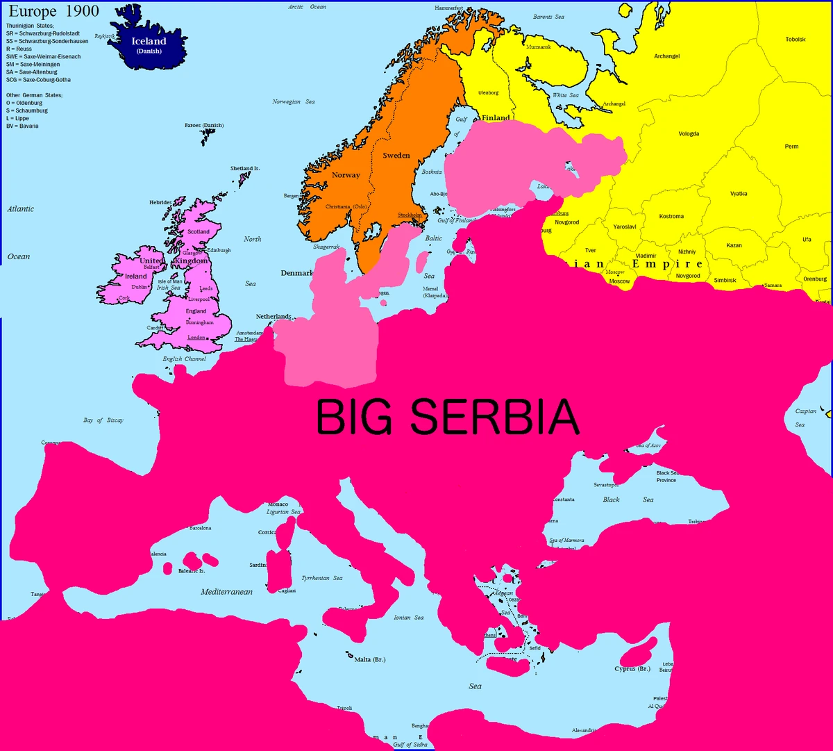 Big Serbia TheFutureOfEuropes Wiki Fandom