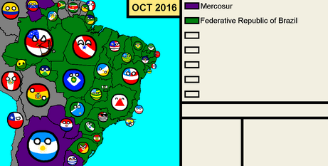 Map of Brazil with Stateballs by JMathias - Merged