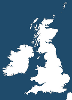 Blank Map of the British Isles