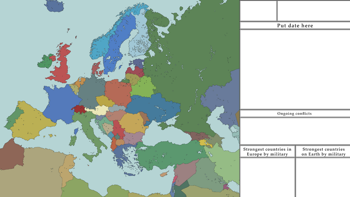 blank map of europe and middle east