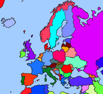 Map of Europe by NatanTbg.