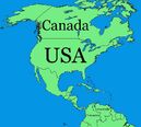 North America (made in paint)