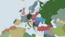Detalied bigger Europe Map