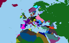 a crazy alternate map of europe