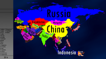 Asia Map (stylised)