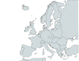 Map of Europe on November 1938