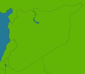 Huge blank map of Syria