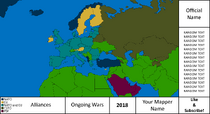Green Europe Map 2018 by RomanianMapper2406