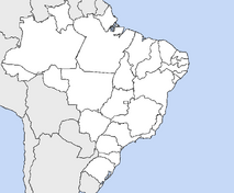 Brazillian Map with States