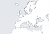 Gray Europe Map