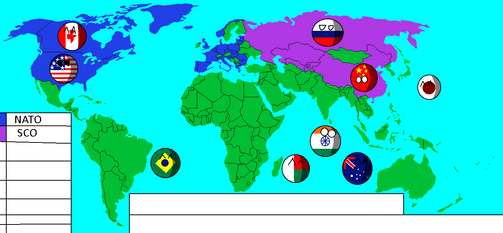 World Map with Countryballs. Made by Cascadian Mapping.